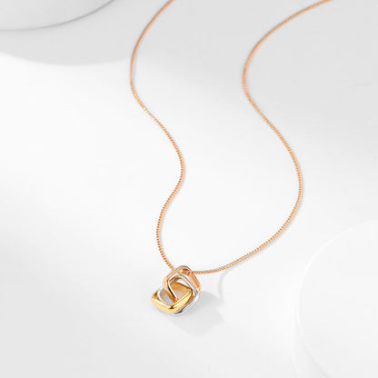 [Luna Brilliance] TRINITY CUSHION NECKLACE COLLECTION