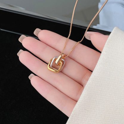 [Luna Brilliance] TRINITY CUSHION NECKLACE COLLECTION