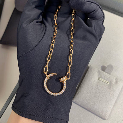 [Luna Brilliance] JUSTE NECKLACE FULL DIAMONDS