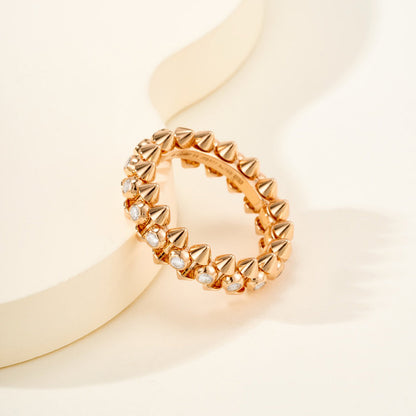 [Luna Brilliance] CLASH 6.8MM DIAMOND MEDIUM RING