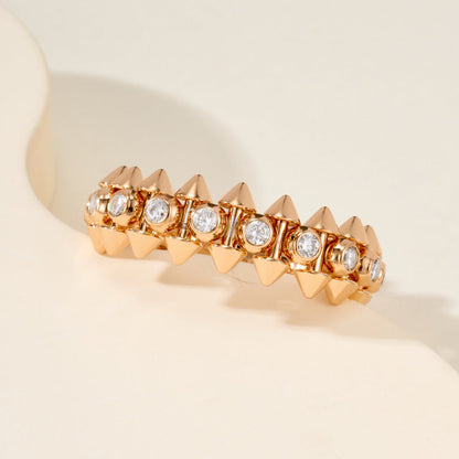 [Luna Brilliance] CLASH 6.8MM DIAMOND MEDIUM RING