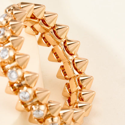 [Luna Brilliance] CLASH 6.8MM DIAMOND MEDIUM RING