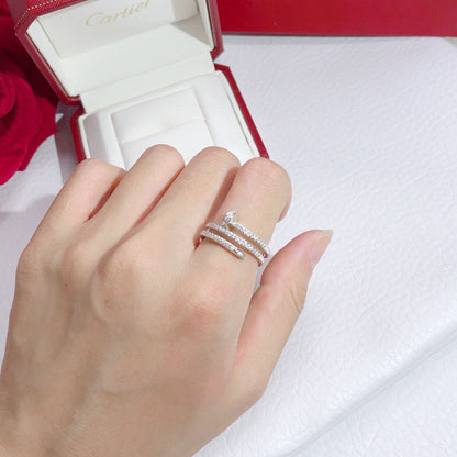 [Luna Brilliance] JUSTE RING 4.8MM FULL DIAMOND