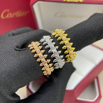 [Luna Brilliance] CLASH 6.4MM SMALL FULL DIAMOND RING
