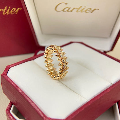 [Luna Brilliance] CLASH 6.4MM SMALL FULL DIAMOND RING