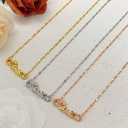 [Luna Brilliance] PANTHERE FULL DIAMOND NECKLACE