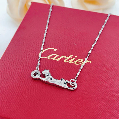 [Luna Brilliance] PANTHERE FULL DIAMOND NECKLACE