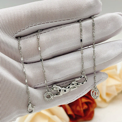 [Luna Brilliance] PANTHERE FULL DIAMOND NECKLACE