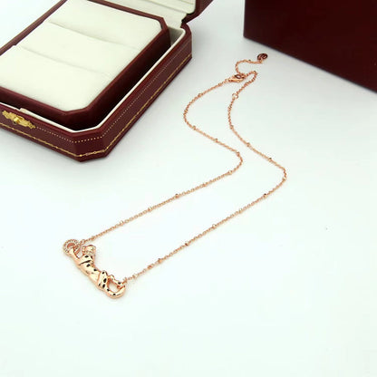 [Luna Brilliance] PANTHERE FULL DIAMOND NECKLACE