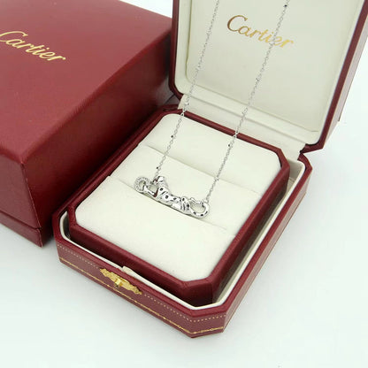 [Luna Brilliance] PANTHERE FULL DIAMOND NECKLACE
