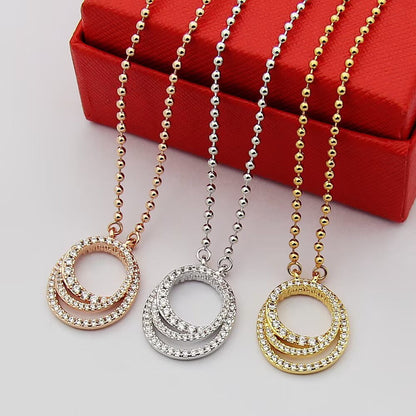 [Luna Brilliance] ETINCELLE  FULL DIAMOND NECKLACE