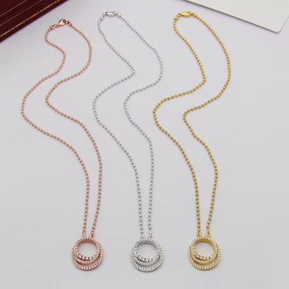 [Luna Brilliance] ETINCELLE  FULL DIAMOND NECKLACE