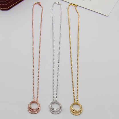 [Luna Brilliance] ETINCELLE  FULL DIAMOND NECKLACE