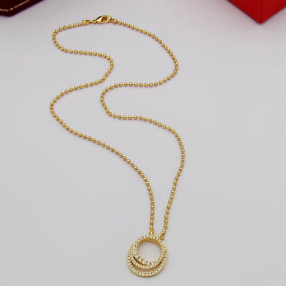 [Luna Brilliance] ETINCELLE  FULL DIAMOND NECKLACE