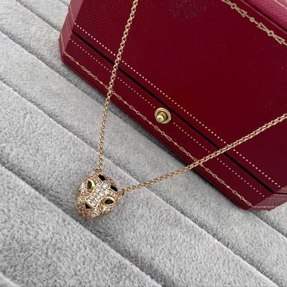 [Luna Brilliance] PANTHERE FULL DIAMOND NECKLACE