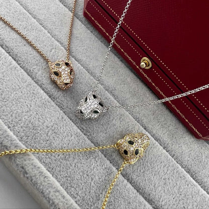 [Luna Brilliance] PANTHERE FULL DIAMOND NECKLACE