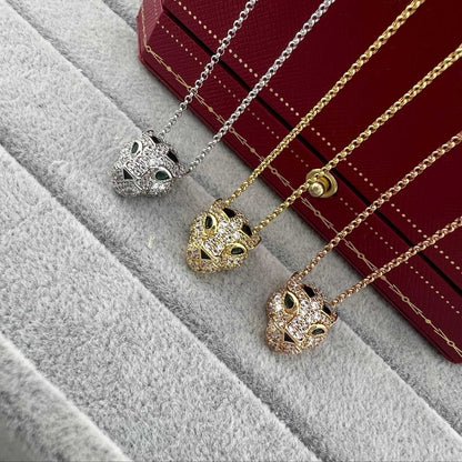 [Luna Brilliance] PANTHERE FULL DIAMOND NECKLACE