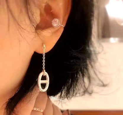 [Luna Brilliance]CHAINE TASSEL EARRINGS