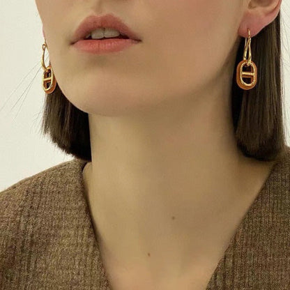 [Luna Brilliance]HM O'MAILLON GOLD EARRINGS