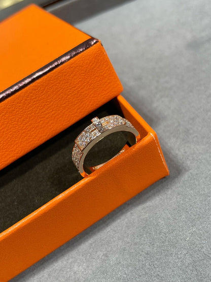 [Luna Brilliance]KELLY PINK GOLD DIAMOND RING