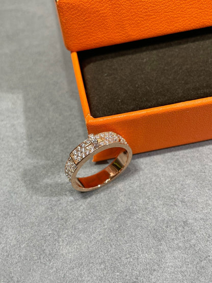 [Luna Brilliance]KELLY PINK GOLD DIAMOND RING