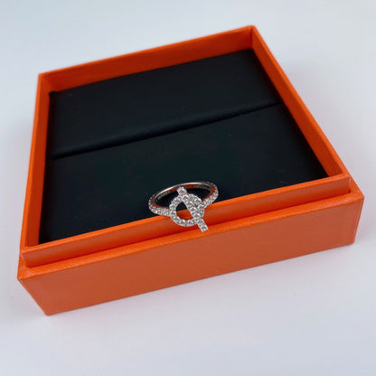[Luna Brilliance]ECHAPPEE RING SILVER DIAMOND