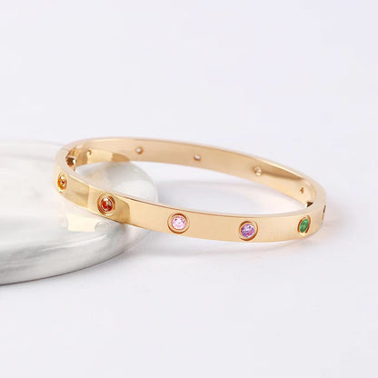 [Luna Brilliance]2026 RAINBOW LOVE BRACELET 6.1MM  10 DIAMONDS