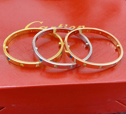 [Luna Brilliance]2026 RAINBOW LOVE BRACELET 6.1MM  10 DIAMONDS