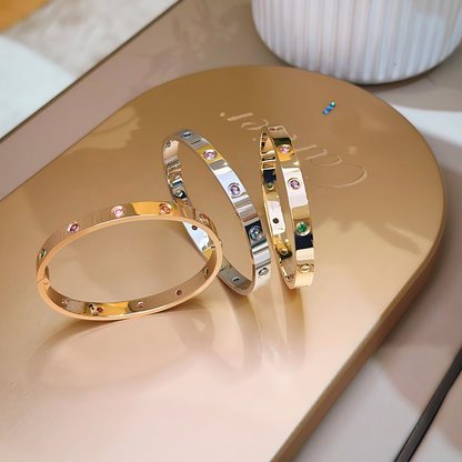 [Luna Brilliance]2026 RAINBOW LOVE BRACELET 6.1MM  10 DIAMONDS