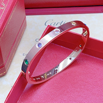 [Luna Brilliance]2026 RAINBOW LOVE BRACELET 6.1MM  10 DIAMONDS
