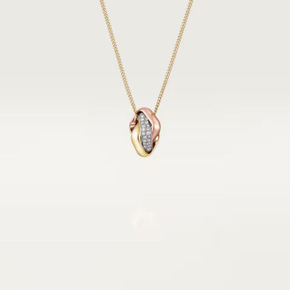 [Luna Brilliance] TRINITY CUSHION NECKLACE COLLECTION