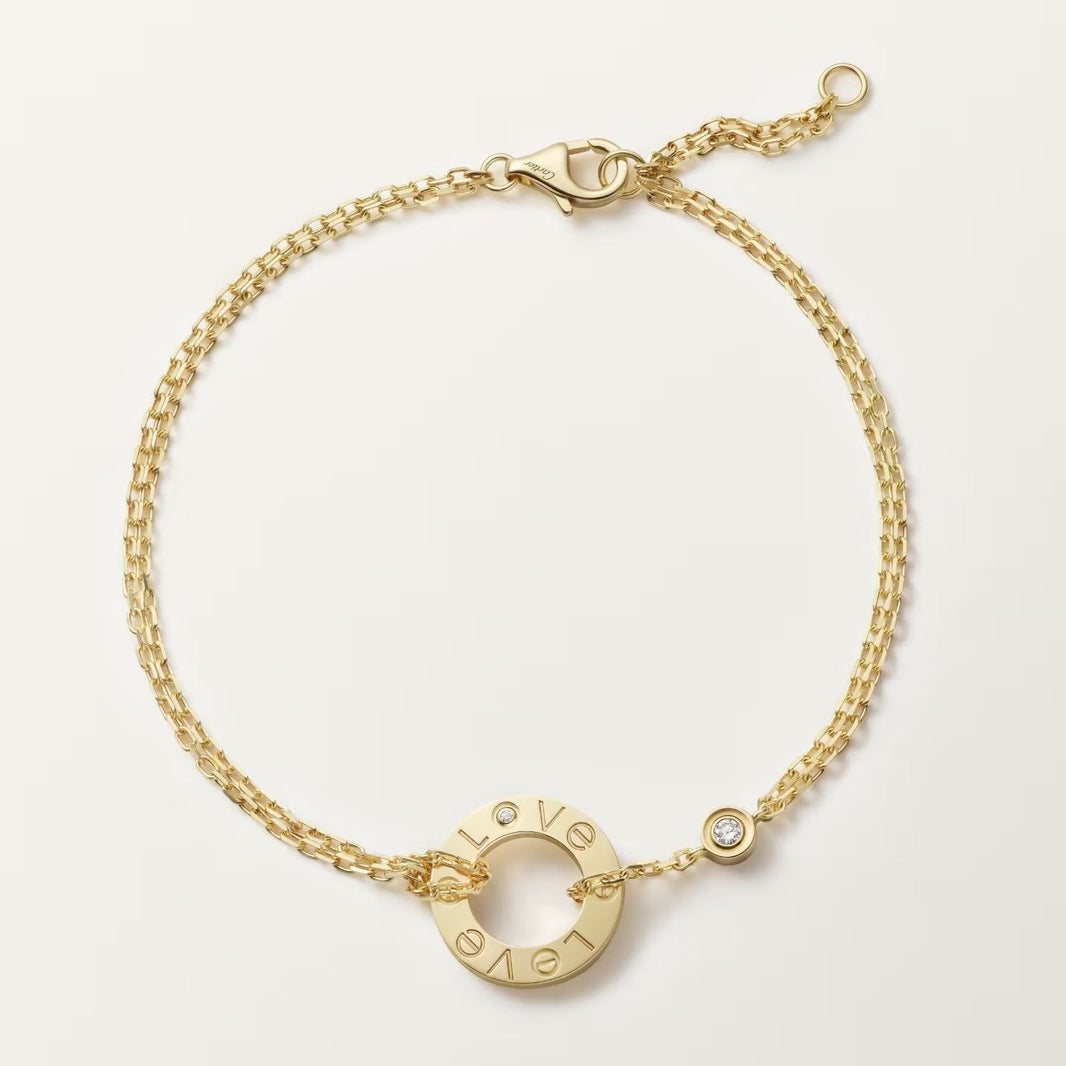 [Luna Brilliance] LOVE BRACELET 2 DIAMOND