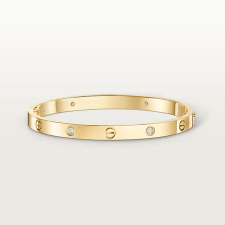 [Luna Brilliance] LOVE BRACELET 4.8MM 4 DIAMONDS