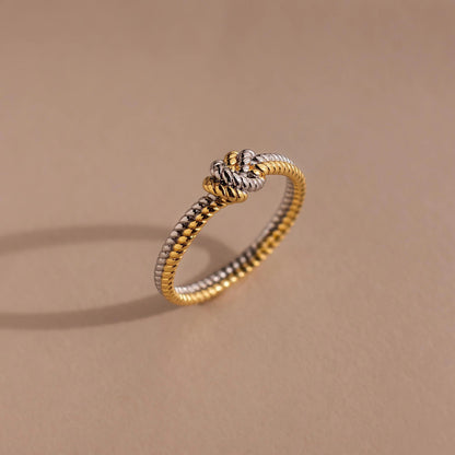Mixed Metal Knot Ring