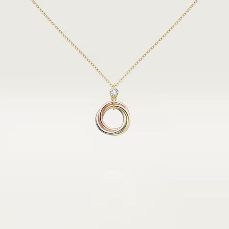 [Luna Brilliance] TRINITY  NECKLACE 1 DIAMOND