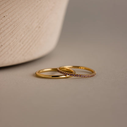 Birthstone Tennis Ring Set