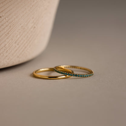 Birthstone Tennis Ring Set