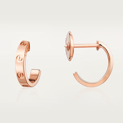 [Luna Brilliance] LOVE EARRINGS 2.65 MM NO DIAMOND SMALL