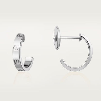 [Luna Brilliance] LOVE EARRINGS 2.65 MM NO DIAMOND SMALL