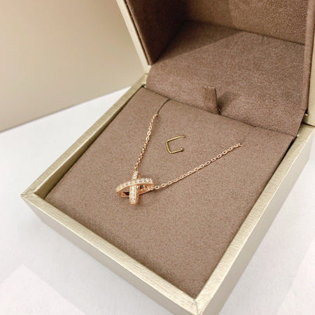 [Luna Brilliance]JEUX DE DIAMOND NECKLACE