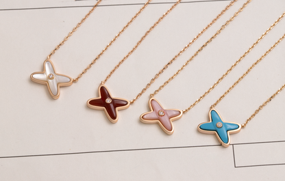 [Luna Brilliance]JEUX DE NECKLACE 1 DIAMOND