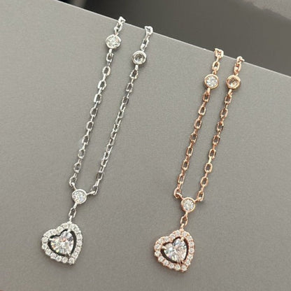[Luna Brilliance]JOY HEART DIAMOND NECKLACE