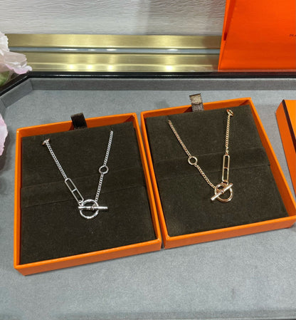 [Luna Brilliance]HM STERLING CHAINE D'ANCRE HEART