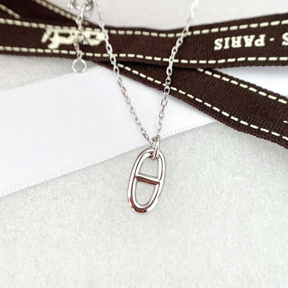 [Luna Brilliance]HM PIG NOSE NECKLACE