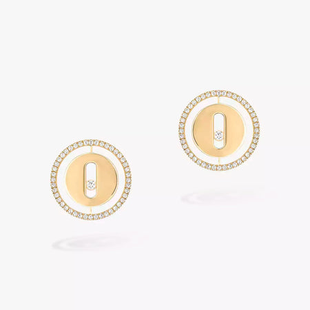 [Luna Brilliance]Lucky Move Diamond Earrings