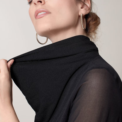 [Luna Brilliance] CLASH HOOP LARGE EARRINGS