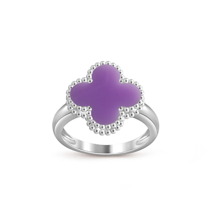[Luna Brilliance]CLOVER SILVER RING COLLECTION