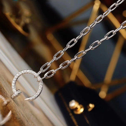 [Luna Brilliance] JUSTE NECKLACE FULL DIAMONDS
