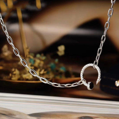 [Luna Brilliance] JUSTE NECKLACE FULL DIAMONDS