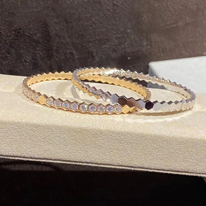 [Luna Brilliance]BEE LOVE GOLD BRACELET FULL DIAMOND